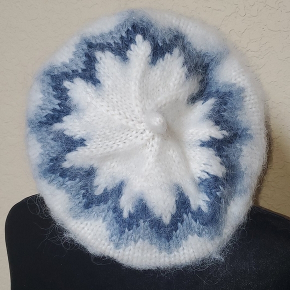 None Accessories - Angora/wool  blend knitted Beret/toboggan